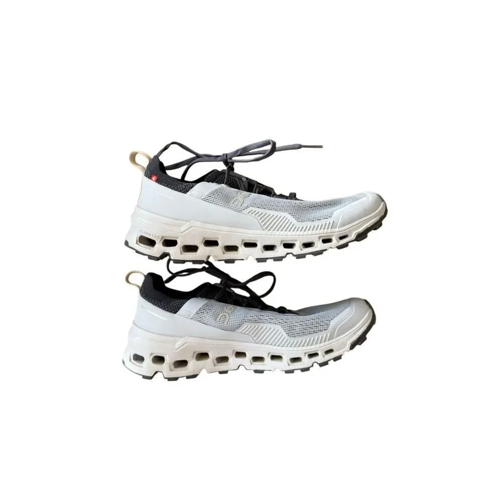On Womens Gray Black CloudUltra 2 Lace-up Running Athletic Sneakers Size 9